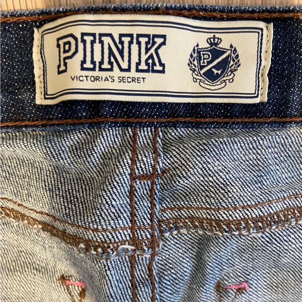 Pink Victoria Secret Boot Jeans Size 4R - Picture 4 of 14